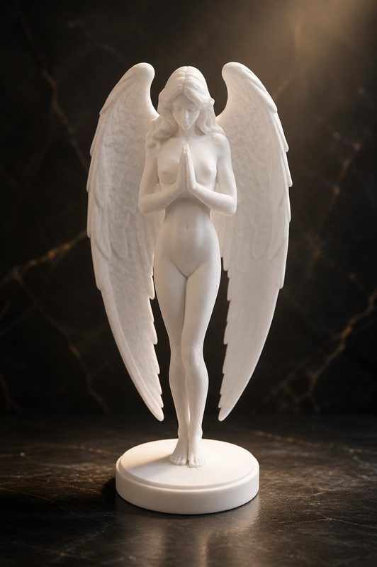 Ange ailes blanches